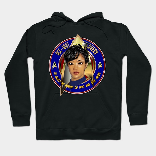 NUMBER ONE MICHAEL BURNHAM Hoodie by KARMADESIGNER T-SHIRT SHOP